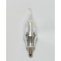 6-Pack LED Candelabra Bulb Daylight Dimmable E12 6W 60W 60 Watt 3850 - 4250k Natural Daylight Bent Tip